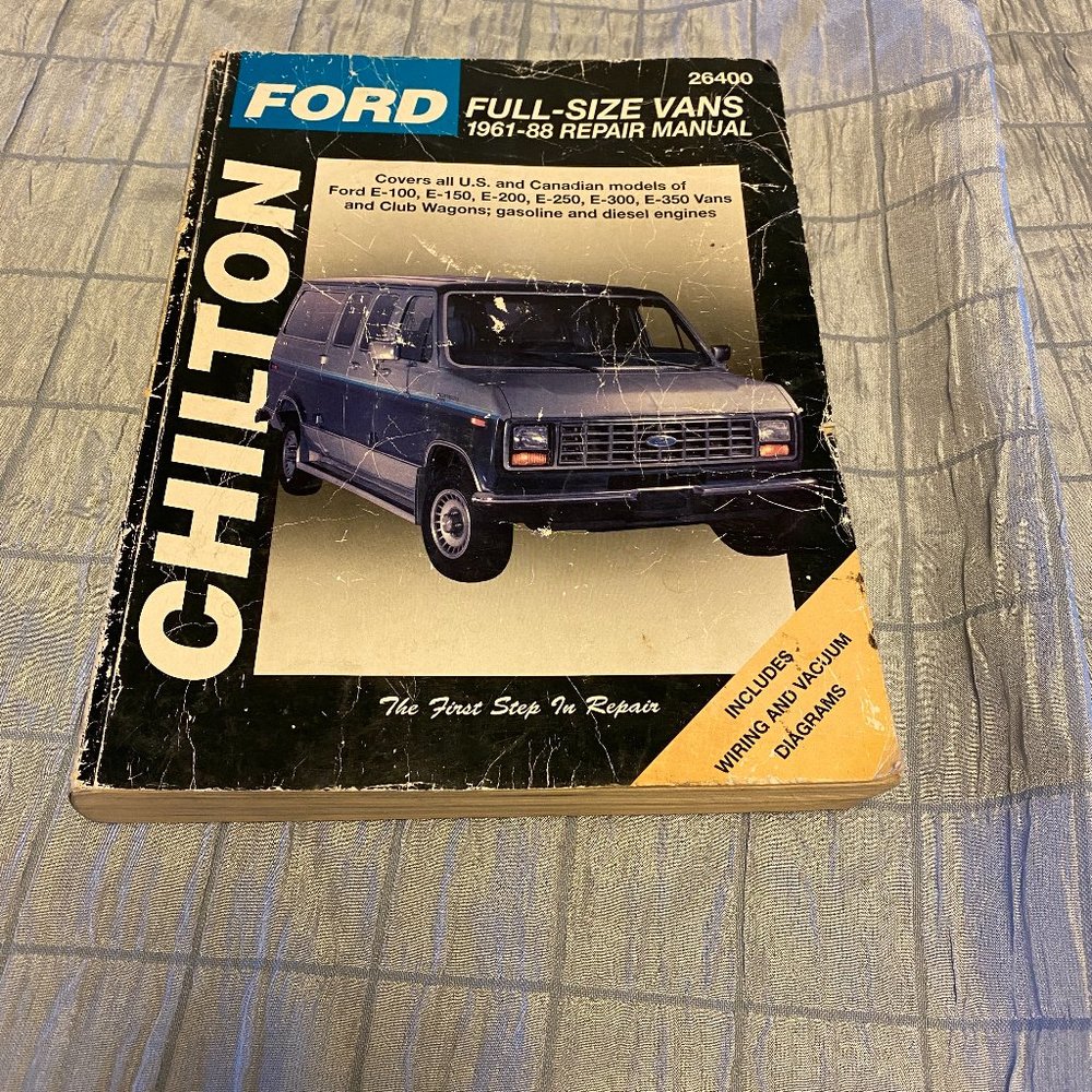 Chilton 26400 Ford full size vans 1961-1988 repair manual